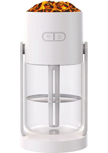 Taşınabilir Ev Masaüstü Nemlendirici Mini Hava Temizleyici Alev Simülasyonu Yedi Renkli Atmosfer Işığı Nemlendirici A (Yurt Dışından) fiyatları