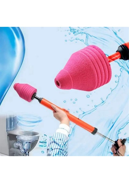 Yüksek Basınçlı Tuvalet Tıkanıklığı Açma, Hava Tahliyesi Tıkanıklığı Giderici Banyo Mutfak Küvet Sıhhi Tesisat Aleti (Yurt Dışından) modelleri