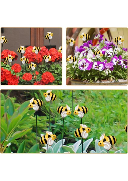 10 Adet Küçük Arı Fişe Takılan Arılar Bahçe Kazıkları Kazık Dekoru Arı Bahçeleri Bahçe Kazığı Bahçe Arıları Işareti Bahçe Kazıkları Dekoratif (Yurt Dışından) fiyatları