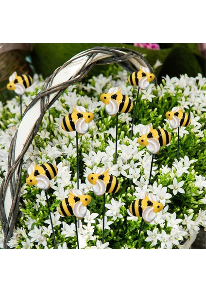 10 Adet Küçük Arı Fişe Takılan Arılar Bahçe Kazıkları Kazık Dekoru Arı Bahçeleri Bahçe Kazığı Bahçe Arıları Işareti Bahçe Kazıkları Dekoratif (Yurt Dışından) modelleri