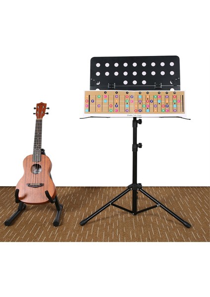 Ukulele Gitar Klavyesi Not Tablosu Her Seviyeye Uygun, Gitar ve Müzik Teorisi Çalmayı Öğrenin (Yurt Dışından) modelleri