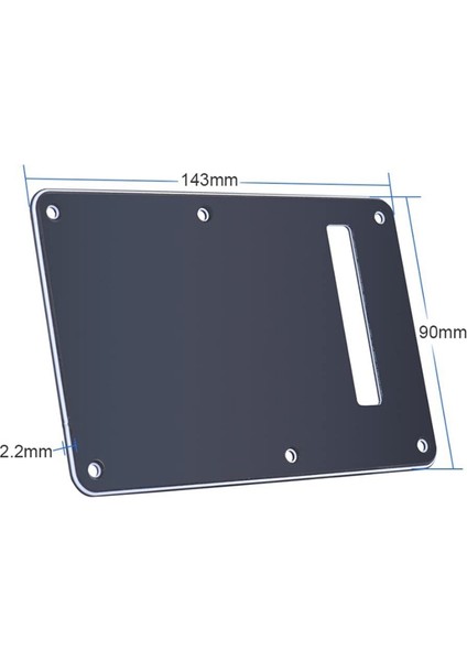 Pickguard Tremolo Boşluk Kapağı Arka Plaka Arka Plaka Arka Plaka 3ply Fender Stratocaster Strat Modern Tarzı Elektro Gitar Için (Yurt Dışından) fırsatları