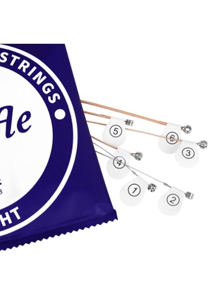 Shuffle 6pcs Folk Gitar Stresi Pas Dirençli Karbon Çelik Kırmızı Bakır Gitar Dizeleri SG12 Ahşap Gitar Dize Seti (Yurt Dışından) fiyatları