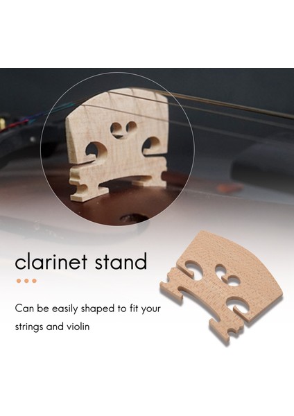 5 Adet Akçaağaç 4/4 Tam Boy Keman Köprüsü Qin Kodu Keman Aksesuarları (Yurt Dışından) fiyatları