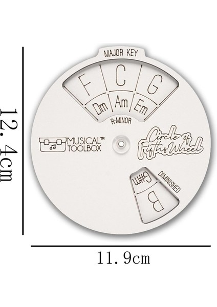 Ahşap Müzisyen Melodi Tekerleği, Ahşap Melodi Aracı, Notlar Için Beşinci Çarkın Çemberi, Akorlar (Yurt Dışından) fırsatları