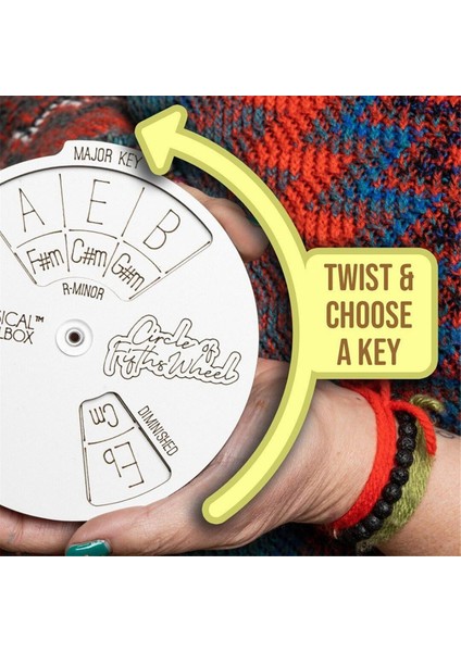 Ahşap Müzisyen Melodi Tekerleği, Ahşap Melodi Aracı, Notlar Için Beşinci Çarkın Çemberi, Akorlar (Yurt Dışından) indirimleri