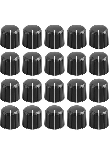 20PCS 15X13.5MM Plastik Potansiyometre Döner Düğme 6 mm Çap D Tipi Mili Gitar Hacmi Düğmesi. (Yurt Dışından)