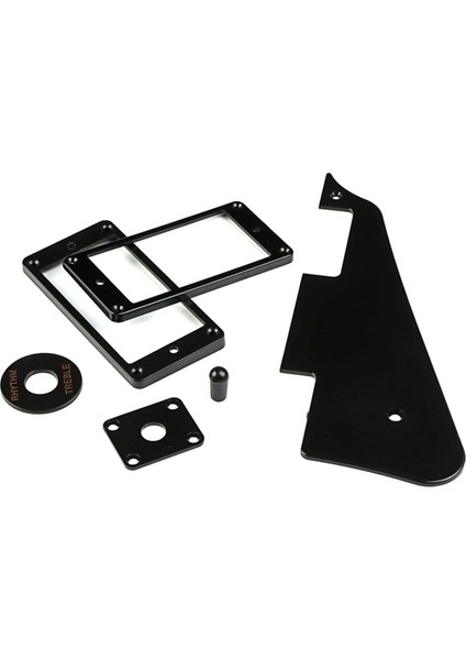 1ply Siyah Pickguard Arka Plaka Vidaları Set ve Humbucker Pikap Halkası ve Anahtar Halkası Fit Les Paul Pickguard Yedek (Yurt Dışından) fiyatları