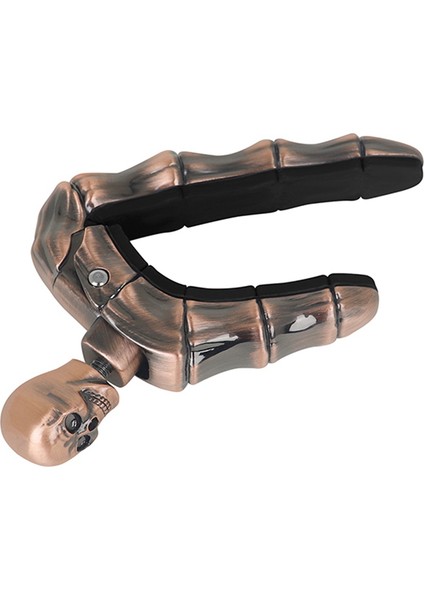 Yüksek Dereceli Kafatası Çinko Alaşımlı Capo Folk Bakalit Klasik Gitar Tuner Ukulele Capo (Yurt Dışından)