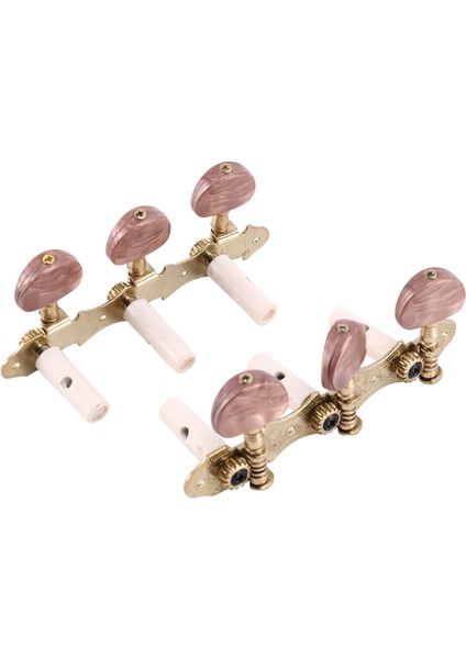 Sol Sağ Klasik Gitar Ip Ayar Tuning Pegs Makine Kafaları Tuner Tuşları 3L3R Profesyonel Gitar Aksesuarları, Kırmızı-Kahverengi (Yurt Dışından) fiyatları