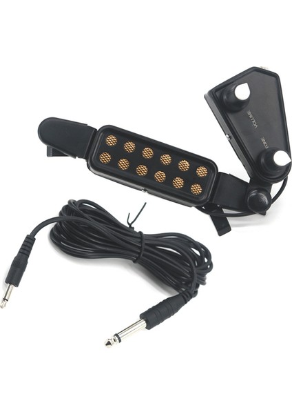 Akustik Akustik Gitar Ses Deliği Pikap Folk Klasik Gitar Pikap Ayarlanabilir Hacim Sesi Açılış Delikleri Açmadan (Yurt Dışından) indirimleri