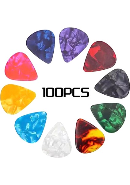 100PCS Gitar Seçimleri, 0.46MM Kalınlıkta Selüloid Gitar Toplama Bas, Akustik Gitar 30X26MM (Yurt Dışından) modelleri