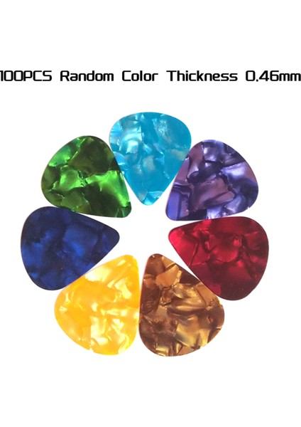 100PCS Gitar Seçimleri, 0.46MM Kalınlıkta Selüloid Gitar Toplama Bas, Akustik Gitar 30X26MM (Yurt Dışından) fırsatları