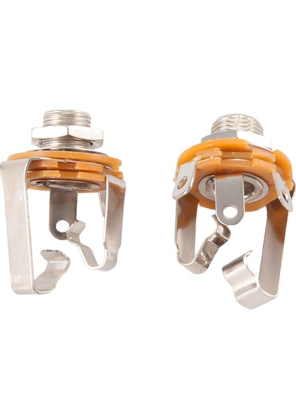 2pcs 1/4 Inç 6.35MM Stereo Giriş Jack Fiş Soketi Elektro Gitar Bas, Gitar Pikap Çıktı, Gitar Parçaları (Yurt Dışından) modelleri
