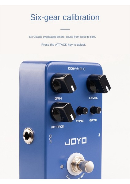 Joyo Jf-23 Argos Overdrive Pedal Çok Modlu Gitar Efektleri Pedal Dahili Gürültü Kapısı Gerçek Baypas Gitar Efektleri (Yurt Dışından) indirimleri