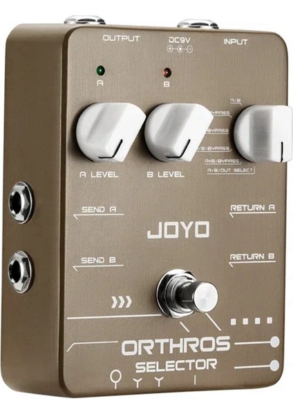 Joyo Jf-24 Orthros Seçici Mini Pedalı Çok Modlu Baypas Kontrol Anahtarı Elektro Gitar Efekt Pedalları (Yurt Dışından) fiyatları