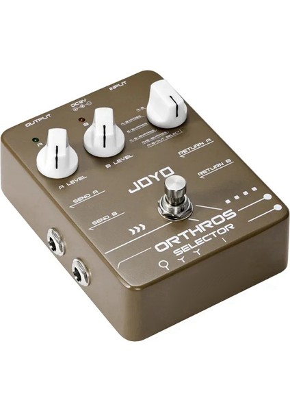 Joyo Jf-24 Orthros Seçici Mini Pedalı Çok Modlu Baypas Kontrol Anahtarı Elektro Gitar Efekt Pedalları (Yurt Dışından) modelleri