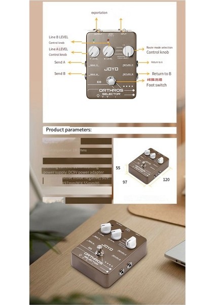 Joyo Jf-24 Orthros Seçici Mini Pedalı Çok Modlu Baypas Kontrol Anahtarı Elektro Gitar Efekt Pedalları (Yurt Dışından) indirimleri