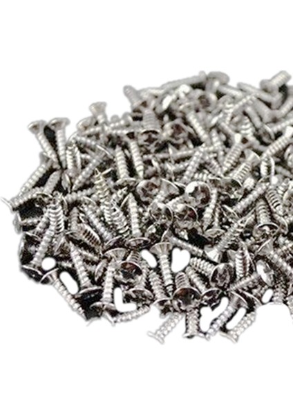 100PCS Fender Strat/tele Elektro Gitar Bas Gümüş Için Gitar Pickguard Vidaları (Yurt Dışından) fiyatları