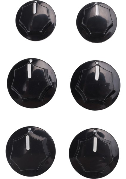 6 Adet Caz Bas Için Kontrol Düğmesi Hacim Ses Kontrol Düğmeleri (Yurt Dışından)