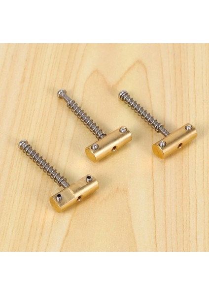 Gitar Telafi Edilmiş Köprü Pirinç Eyerler Seti 10.8mm Stil Köprü Eyer Tl Stili 6 Dizeler Elektro Gitar Parçası (3pcs) (Yurt Dışından) indirimleri