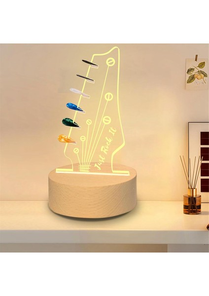 Akustik Elektrik Bas Ukulele Keman Yuvarlak Tabanı Için Gitar Seçim Ekranı, Aydınlık Seçim Depolama Rafı (Yurt Dışından) fırsatları