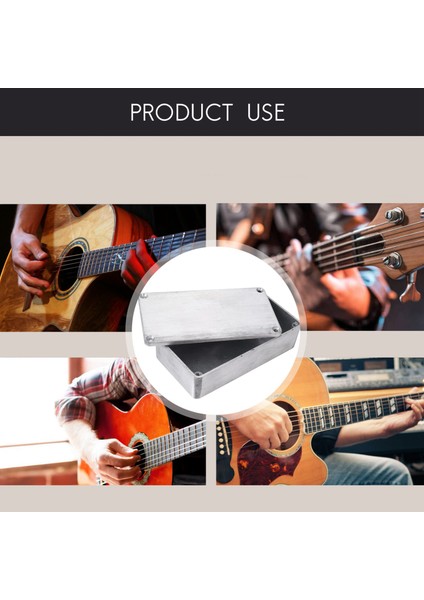5 Pcs Gitar Efektleri Pedal Alüminyum Stomp Kutusu Muhafazası Dıy Guitar Pedal Kiti 1590B (Yurt Dışından) modelleri