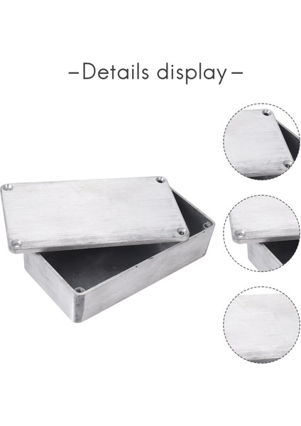 5 Pcs Gitar Efektleri Pedal Alüminyum Stomp Kutusu Muhafazası Dıy Guitar Pedal Kiti 1590B (Yurt Dışından) indirimleri