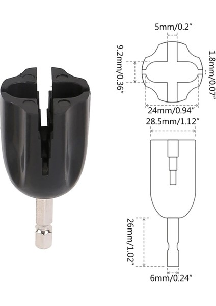 Akustik Gitar Bas Ukulele Mandolin Aksesuarları Için Elektrikli Matkap Tuning Peg Çekme Luthiers Aracı (Yurt Dışından) fırsatları