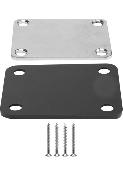 1 Strat Tele Gitar Hassasiyeti, Caz Bas Değiştirme, Krom Için Vidalı Elektro Gitar Boyun Plakası (Yurt Dışından) fiyatları