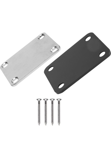 1 Strat Tele Gitar Hassasiyeti, Caz Bas Değiştirme, Krom Için Vidalı Elektro Gitar Boyun Plakası (Yurt Dışından) modelleri