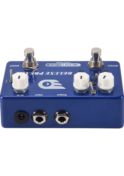 Mosky Deluxe Preamp Gitar Efekt Pedal 2&#39;de 1 Boost Klasik Overdrive Effects Metal Kabuğu Gerçek Baypas Gitar Aksesuarları (Yurt Dışından) fiyatları