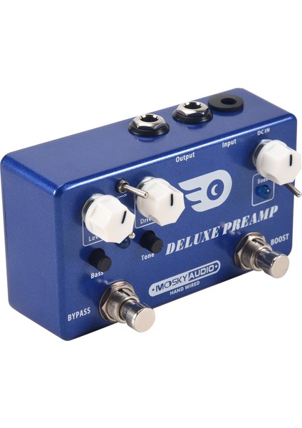 Mosky Deluxe Preamp Gitar Efekt Pedal 2&#39;de 1 Boost Klasik Overdrive Effects Metal Kabuğu Gerçek Baypas Gitar Aksesuarları (Yurt Dışından) modelleri