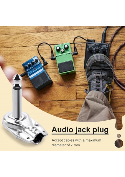 10PCS 90 Degree Dik Açı 6.35 mm Mono 2 Kutup Jakı Fişi 6.35MM Gitar Phono Gözleme 1/4 Inç Konektör, Gümüş (Yurt Dışından) indirimleri