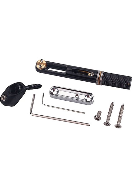 Siyah 5 Dizeler Nikel Tek Başsız Yuvarlak Çubuk Köprüleri Kit Gitar Bas Aksesuarları (Yurt Dışından) fırsatları