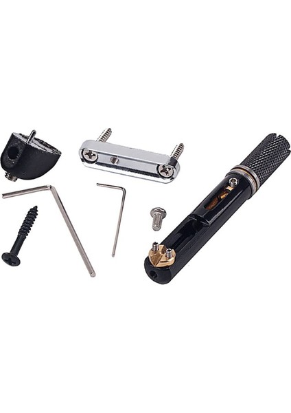 Siyah 5 Dizeler Nikel Tek Başsız Yuvarlak Çubuk Köprüleri Kit Gitar Bas Aksesuarları (Yurt Dışından) indirimleri