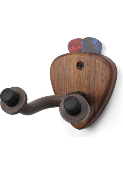 Duvar Montajı Askı Hook Ahşap Banjo Bas Akustik Elektro Gitar Boyun Tutucu Seçim Yuvası, B (Yurt Dışından) fiyatları