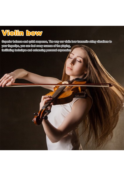 Siyah Sekizgen Yaylı Çocuklar Dayanıklı Keman Yay Müzik Aletleri Oynayan Çocuklar 4/4 Taşınabilir Öğrenme Pratiği Yay (Yurt Dışından) indirimleri