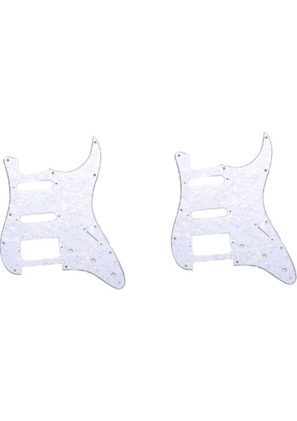 Gitar Aksesuarları Elektro Gitar Pickguard Ön Kapak Elektro Gitar Pickguard Beyaz Inci (Yurt Dışından)
