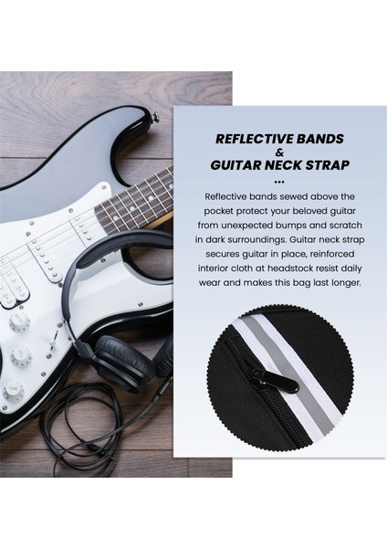 Akustik Gitar Için Elektro Gitar Çantası Konser Çantası 41 Inç Gitar Çantası Elektro Gitar Bas Gitar Klasik Gitar ve Daha Fazlası (Yurt Dışından) fırsatları