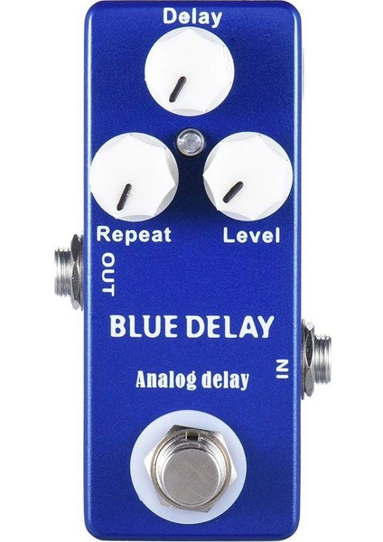 Mosky Deep Mavi Gecikme Mini Gitar Efekt Pedalı Gerçek Baypas (Yurt Dışından)