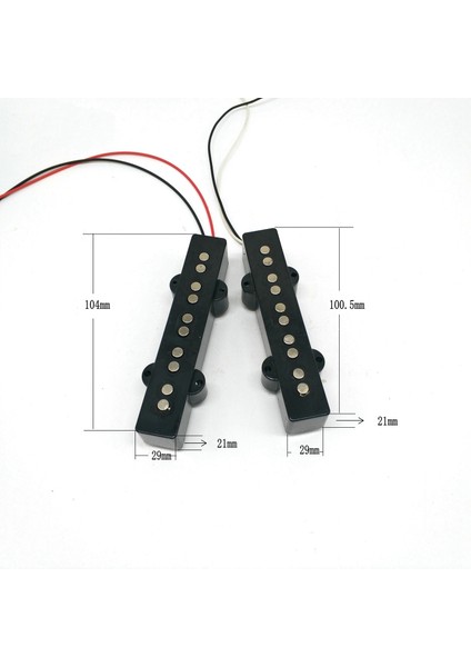 Seramik Açık Stil 5 String Jb Tarzı Bas Gitar Parçaları Için Jb Bas Pikap (Yurt Dışından) fiyatları