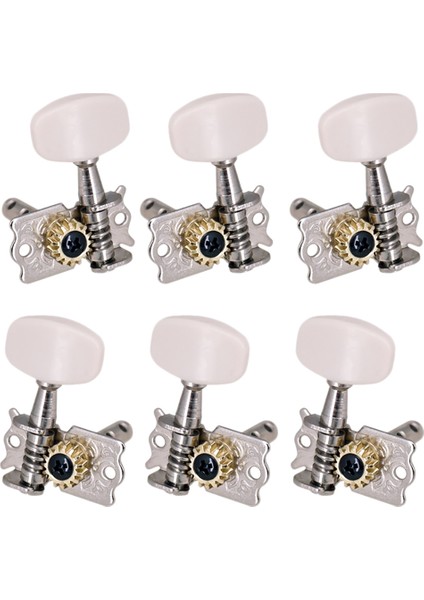 6pcs 3R3L Gitar Ayarlanması Bakanlar Açık Makine Başlıkları Akustik Halk Gitar Ayarlama Peg Tuner (Yurt Dışından)