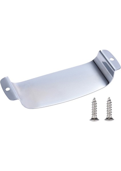 1pcs Çelik Elektro Gitar Pikap Kapağı Koruyucusu Caz Bas Için Jb Jb Elektrikli Bas Gitar 2 Vida ile Çamurluk Için Gümüş (Yurt Dışından)