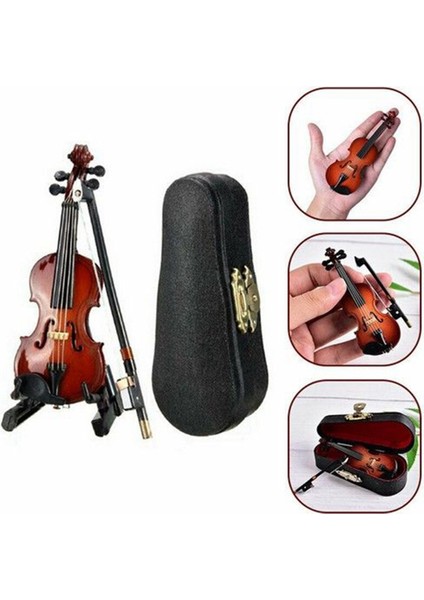 8cm Mini Müzik Aletleri, Keman Modeli Süsleri, Ev Aksesuarları, Doğum Günü Zanaat Hediyeleri (Yurt Dışından) fırsatları