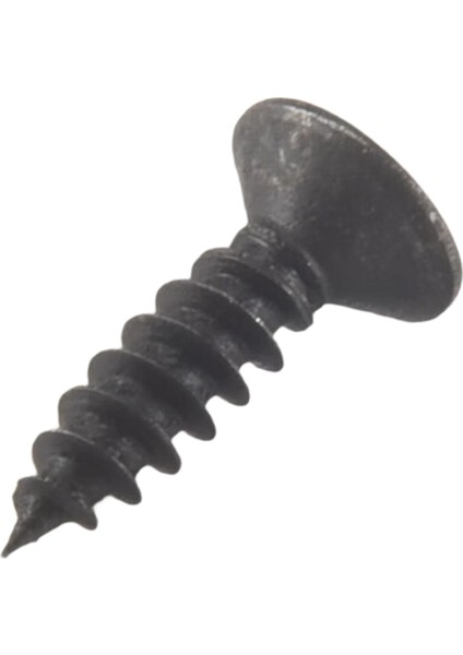 200 Parçalı Bas ve Gitar Pickguard Montaj Vidaları Çizik Tabak, Gümüş ve Siyah (Yurt Dışından)