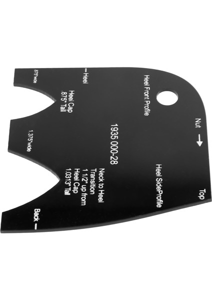 2pcs Gitar Yapımı Şablonu Akrilik Boyun Şekillendirme Şablonları Martin Gitar 1935 000-28 Için Onarım Referans Aracı Ayarlayın (Yurt Dışından) fırsatları