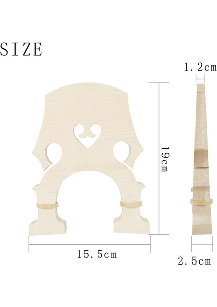 3/4 Çift Bas Ölçekli Akçaağaç Çift Çello Ölçekli Bas Ölçekli Ayak Vidası Ayarlanabilir Çift Bas Maqıao (Yurt Dışından) fırsatları