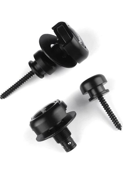 2 Adet Gitar Kayış Kilitleri Düğmesi Kilitler Güvenlik Tutucu Anti-Düzenli Metal Kayış Düğmeleri Elektro Gitar Bass Için Tutucu, A (Yurt Dışından) indirimleri