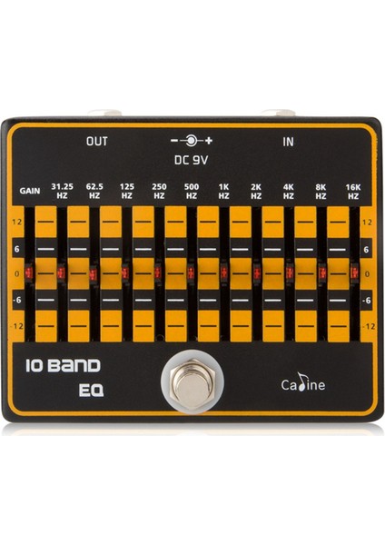 Caline Cp-24 10 Band Eq Eq Equeder Gitar Etkili Pedal Gerçek Bypass Gitar Aksesuarları (Yurt Dışından)